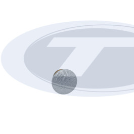 FW-Knopf m. Schraubhülse Ø 16mm, gekörnt, alum