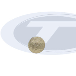 FW-Knopf m. Schraubhülse Ø 16mm, gekörnt, gold