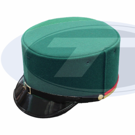 Schützenhut (Tschako) ohne Wichenlaub und Wappen (Hörnchen)