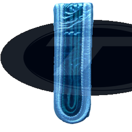 Schulterstücke, 4-streifig Soutache, (grün/silber)