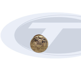 Waffelknopf  m. Schraubgewinde  Ø 15,3 mm 