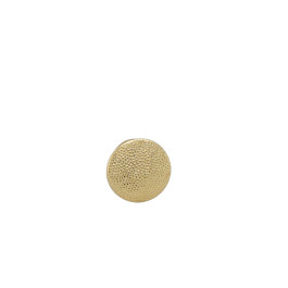 FW-Knopf m. Schraubhülse Ø 16mm, gekörnt, gold