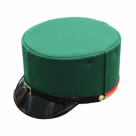 Schützenhut (Tschako) ohne Wichenlaub und Wappen (Hörnchen)