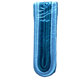 Schulterstücke, 4-streifig Soutache, (grün/silber)