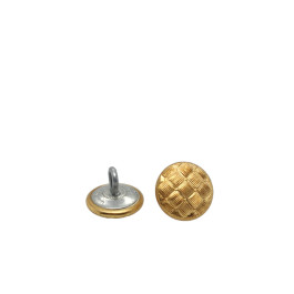 Waffelknopf mit Öse Ø 15 mm