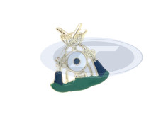 Abzeichen gekreuzte Gewehre