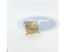 Obristen-,Generalstern  Ø 31mm, 22x22 mm, gold