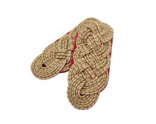 Schulterstücke gold,rot national  (Oberst PBSV)